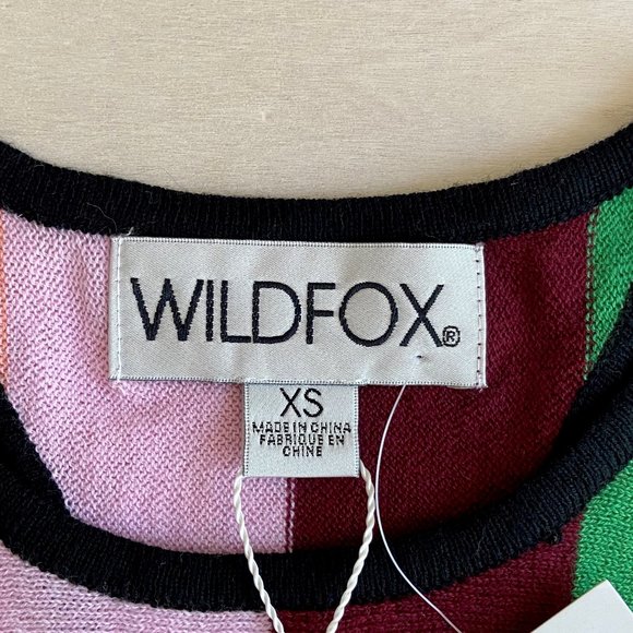 🍡5x HP!🍡 NWT Wildfox Sherbert Stripes Royce Tank - Picture 11 of 16